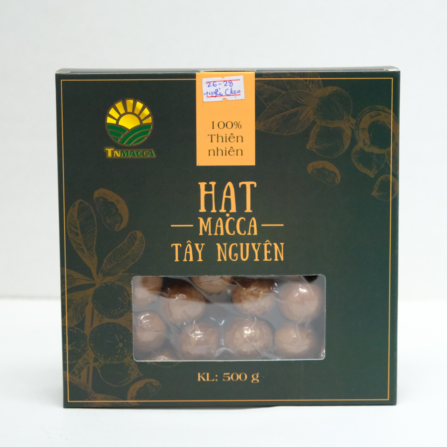 Combo 10 hộp Macca sấy nứt size 26-28 tuyển chọn mm 500g ( 5 Kg )