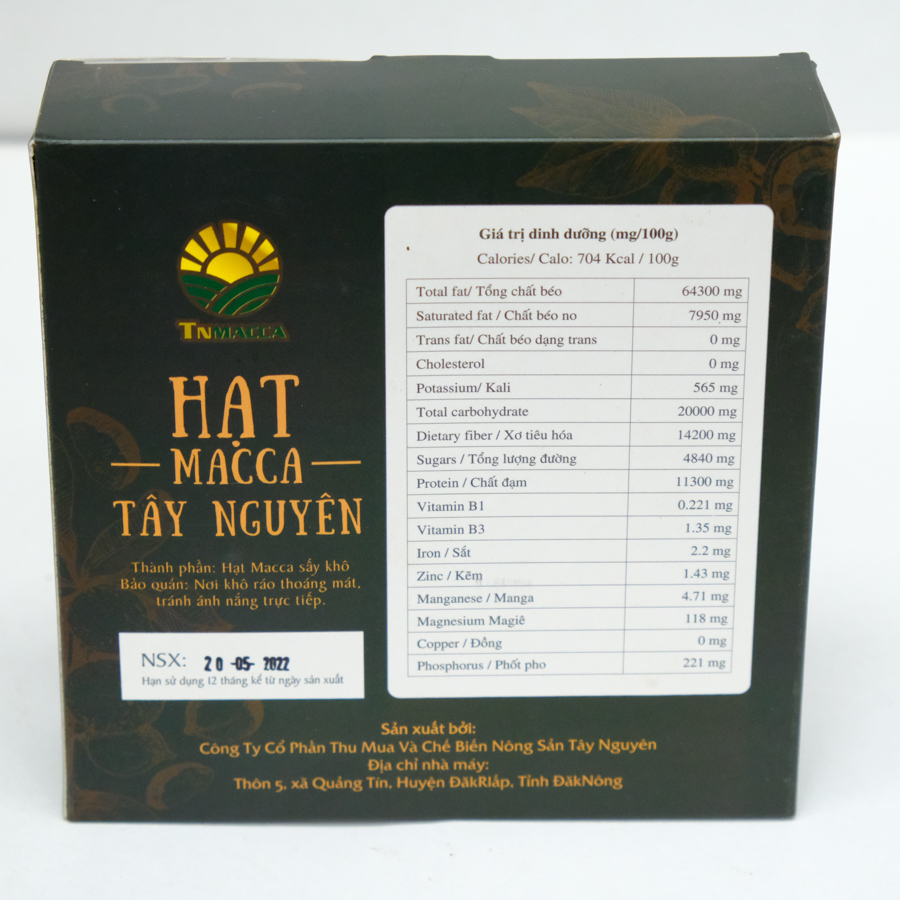 Combo 10 hộp Macca sấy nứt size 26-28mm 500g ( 5 Kg )