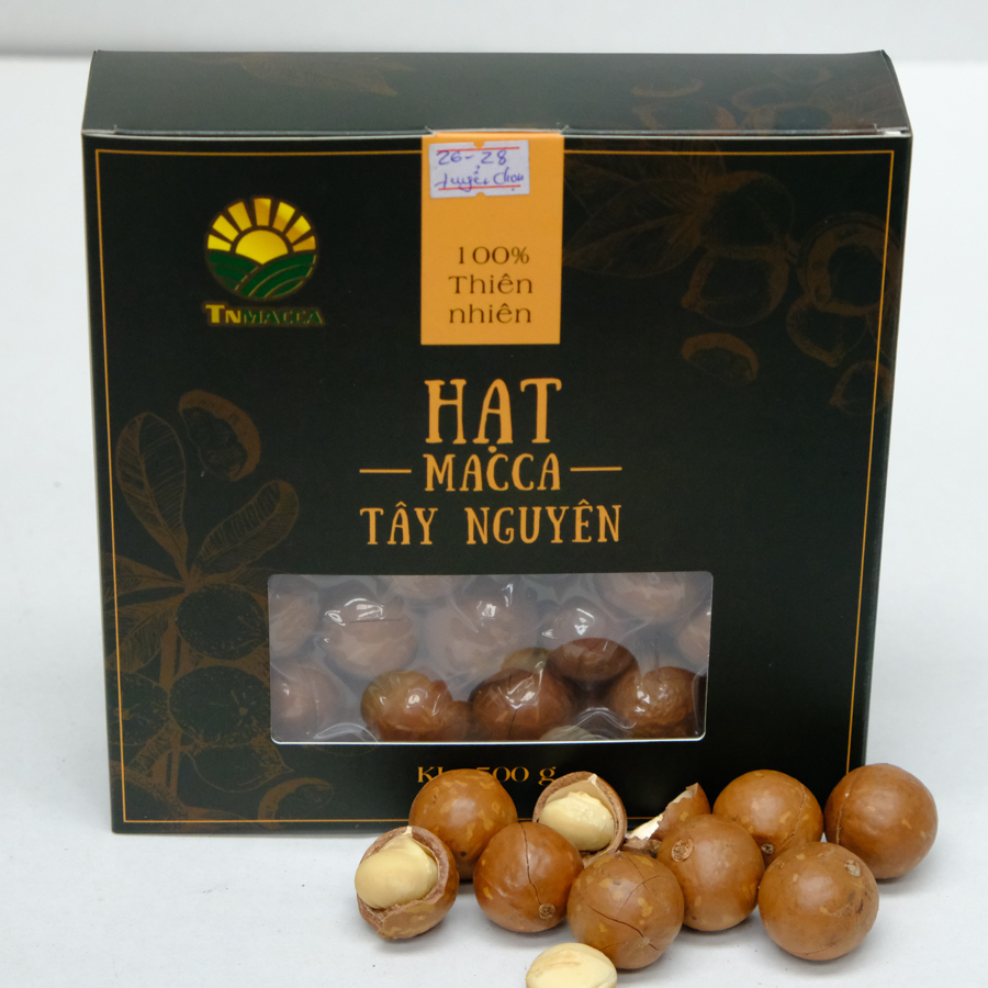 Combo 10 hộp Macca sấy nứt size 26-28 tuyển chọn mm 500g ( 5 Kg )