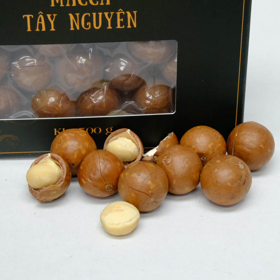 Combo 10 hộp Macca sấy nứt size 26-28 tuyển chọn mm 500g ( 5 Kg )