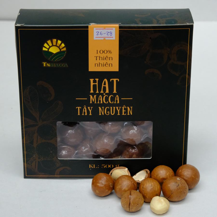 Combo 10 hộp Macca sấy nứt size 26-28mm 500g ( 5 Kg )