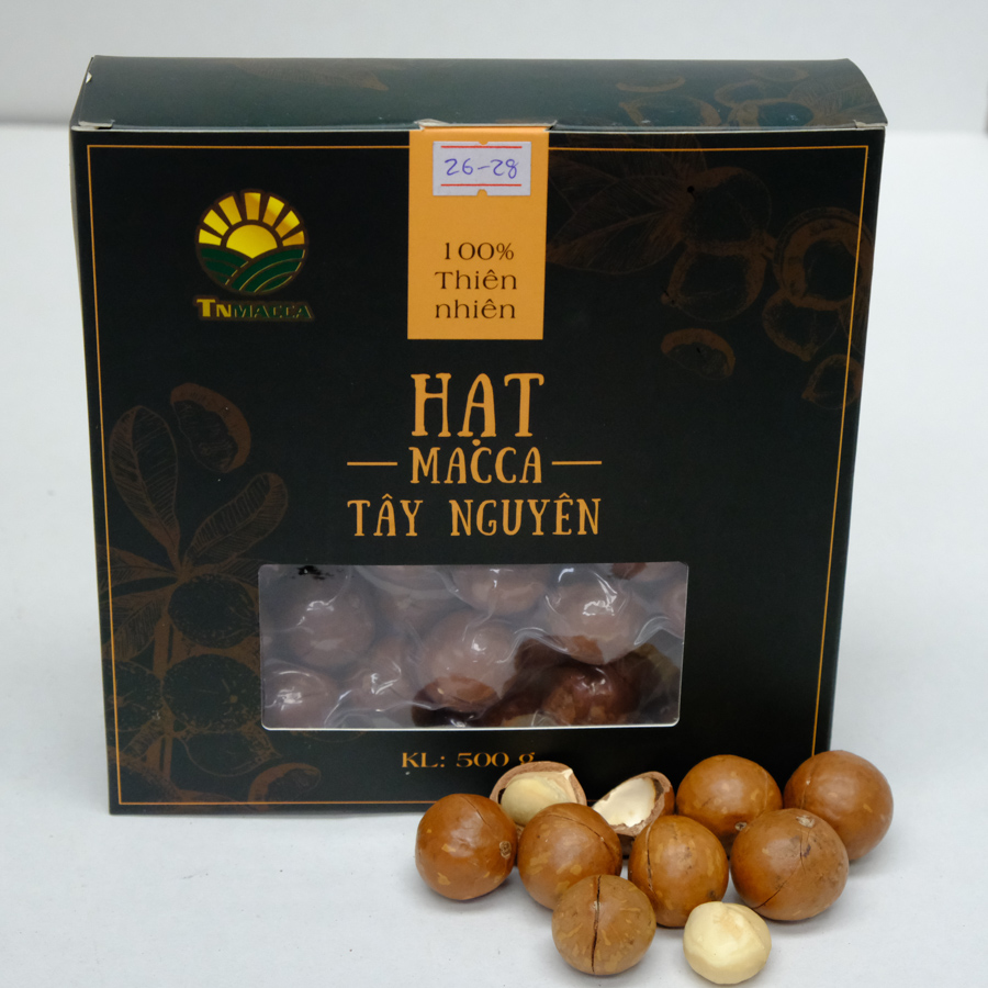 Combo 10 hộp Macca sấy nứt size 26-28mm 500g ( 5 Kg )