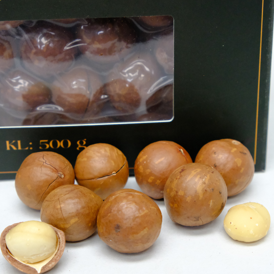 Macca sấy nứt size 22-25 mm Hộp 500g 