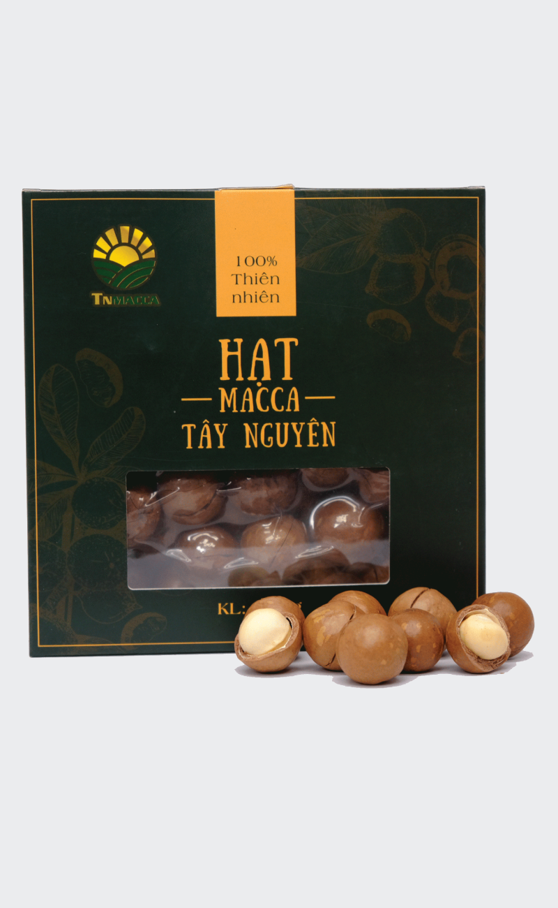 Macca sấy nứt size 26-28 mm   Hộp 500g 