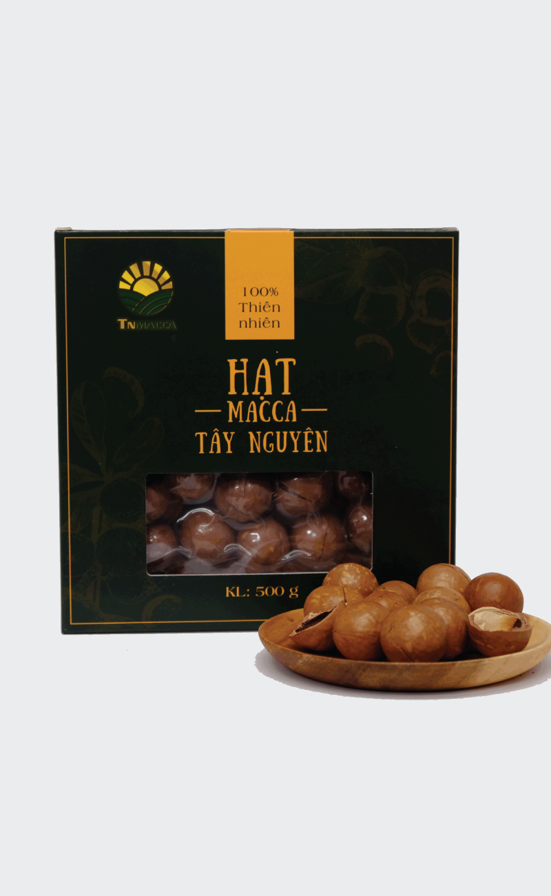 Macca sấy nứt size 26-28 mm   Hộp 500g 