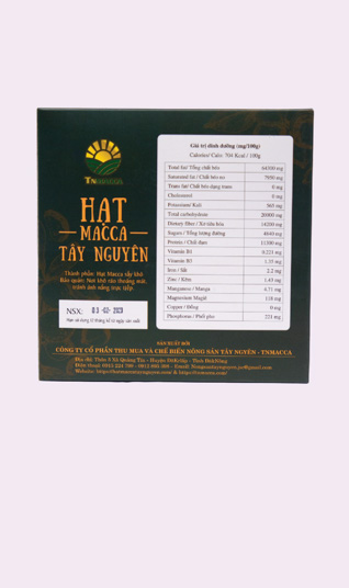 Macca sấy nứt size 19-21 mm  Hộp 500g 