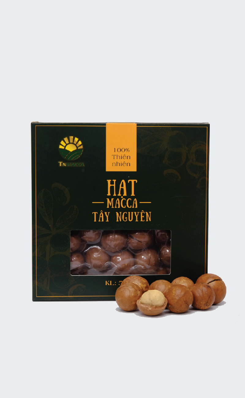 Macca sấy nứt size 29-35 mm   Hộp 500g 